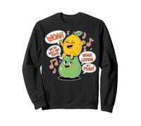 Woah We're Half Way There Woah Lemon On A Pear Funny Fruit Sweatshirt