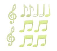 Woaikeyu Glow In The Dark Music Wall Sticker Note Glow Sticker Staff Decoration Student Room Art Fluorescent Patch for Wall (A, One Size)