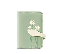 Woaikeyu Ladies Small Fashion Floral Printed Handbag Multi Card ID Bag Ladies Wallet Pouch Cosmetics for Set For Women, Green, One Size, Stylish
