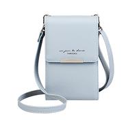 Woaikeyu Women Smallmall Fashion Purse Multi Card ID Bag Ladies Shoulder Bag Size, Bright blue, One Size