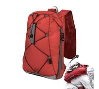 Woalopted Hiking Backpack Waterproof Large Capacity Outdoor Equipment Large Volume Travel Bag Outdoor Backpack for Men and Women Fishing Trekking Climbing Camping Sports Hunting, Red-wine, Siehe