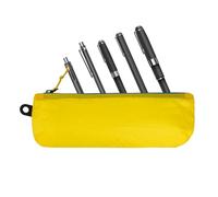 Woalopted Makeup Brush Bag - Portable Storage with Large Zip Opening - Makeup Brush Case Storage Bag for Cosmetics Women Girls Pens Home School Travel, yellow, see description, See