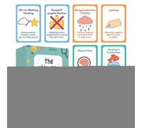 Woalopted Mental Health Cards - Psychology Cards for Teens,Emotional Management Supplies for Adults Teens Students Personal Reflection Classroom Activities Workshop Team Building