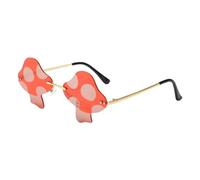 Woalopted Mushroom Glasses Hippie Style Funny Photo Props Party Favors