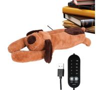 Woalopted Stuffed Animal Heating Pads for Adults - Heatable Dog Plush,Electric USB Adjustable Temperature Stuffed Toy with Automatic Shut-Off for Shoulder Neck Back Belly Period Boys Girls Kids