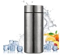 Woalopted Titanium Water Bottle | 200ml Leak-Proof Hydration Drinkware | Titanium Insulated Drinking Bottle,for Picnic Gym Camping Hiking Cycling Girls Teens Boys Adults Students