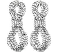 Woanger 2 Pcs Outdoor Patio Umbrella Cord Line Nylon Rope 20 ft Replacement String Parts for Patio Umbrella Base Outdoor Replacement Accessories(0.12'' Diameter)