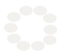 WOATOHO 10pcs Double Convex Lens Watch Glass, 28 to 33mm Transparent Mineral Round Glass Abrasion Resistance(33mm)