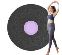 Wobble Balance Board - Non-Slip Training Disc, Circular Balance Stability Pad | 360° Rotation Core Trainer with Points for Home Gym, Office, Rehab, Stretching, Yoga, Strength