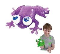 Wobble Eyes - Frog from Deluxebase. Large Animal Squishy Toy with Giant Wobbly Eyes. Frog anti stress fidget toy for kids and adults