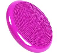Wobble Plate Air Stability Wobble Cushion Inflatable Balance Cushion Board with Improved Hand Pump for Core Training, Agility, UK Army Gym Workouts, Yoga, Comfortable Sitting etc (PINK)