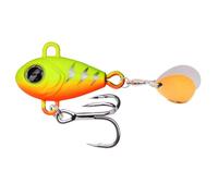 Wobble Rotating Metal Vibrations Baits Spinner Spoon Jigs Fishing Lures For Freshwaters Saltwater Angling High Reflective Fishing Spoon