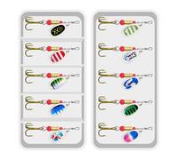 Wobble Rotating Plastomer Vibrations Baits Spinner Spoon Jigs Fishing Lures For Freshwaters Saltwater Angling High Reflective Fishing Spoon