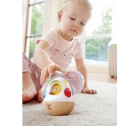 Hape Wobble Wonder Stacker - Interactive Roly Poly Egg Stacking Toy with Hidden Chick