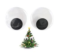 Wobbly Big Eyes - 1 Pair Self Adhesive Craft Eyes Funny Decoration for Apartment Student Room Office School Door French Office Office Halloween Thanksgiving Craft Idea