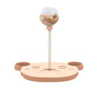 Wobbly Leaking Treats Ball Pet Feeder Toy, 2025 New Cat Treat Dispenser Ball, Interactive Cat Feeder Pet Toy, Food Dispenser for Small Adult Dogs Cats Chase and Exercise