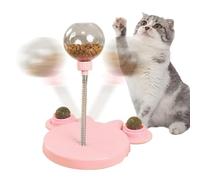Wobbly Pet Treat Toys - Cat Leaking Treats Ball Feeder Toy | Pet Feeder Toy, Cat Treat Dispenser Toy, Interactive Cat Feeder Toy, Cat Food Puzzle, Funny Hunting Chasing And Exercise Accessories