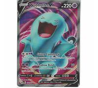 Wobbuffet V 191/202 Full Art Ultra Rare Pokemon Card (Sword & Shield) + 1x TitanCards® Toploader