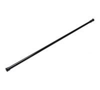Wobekuy Extendable Telescopic Spring Loaded Net Voile Tension Curtain Rail Pole Rods,70~120cm,Black