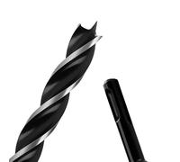 WOBLLMX 1/2" x 6" Auger Drill Bit with SDS Plus Shank for Wood | Tri Flute Ship Auger Long Drill Bit for Soft and Hard Wood,Tree Stump,Plastic,Drywall and Composite Materials