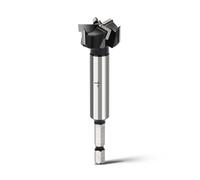 WOBLLMX 1" Forstner Drill Bit with 1/4" Quick Change Hex Shank,Triple Flute Tungsten Carbide Tipped - for Hard Wood,Soft Wood Woodworking Hinge Cutter Tool Kits for Veneered Plywood Plastic