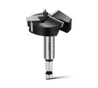 WOBLLMX 2-3/8" Forstner Drill Bit with 3/8" Quick Change Hex Shank,Triple Flute Tungsten Carbide Tipped - for Hard Wood,Soft Wood Woodworking Hinge Cutter Tool Kits for Veneered Plywood Plastic