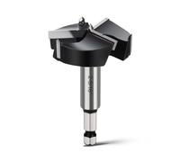 WOBLLMX 2-5/16" Forstner Drill Bit with 3/8" Quick Change Hex Shank,Triple Flute Tungsten Carbide Tipped - for Hard Wood,Soft Wood Woodworking Hinge Cutter Tool Kits for Veneered Plywood Plastic