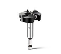 WOBLLMX 2" Forstner Drill Bit with 3/8" Quick Change Hex Shank,Triple Flute Tungsten Carbide Tipped - for Hard Wood,Soft Wood Woodworking Hinge Cutter Tool Kits for Veneered Plywood Plastic
