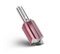 WOBLLMX 3 Blades Groove Cutter 8 mm Shank, Diameter 20 mm Working Length 30 mm Professional Carbide Fitted Groove Cutter Standard for Wood Density Plate Accessories Hand Milling (Total Length: 90 mm)