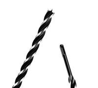 WOBLLMX 7/10" x 18" Auger Drill Bit with SDS Plus Shank for Wood | Tri Flute Ship Auger Long Drill Bit for Soft and Hard Wood,Tree Stump,Plastic,Drywall and Composite Materials