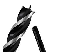 WOBLLMX 7/8" x 6" Auger Drill Bit with SDS Plus Shank for Wood | Tri Flute Ship Auger Long Drill Bit for Soft and Hard Wood,Tree Stump,Plastic,Drywall and Composite Materials