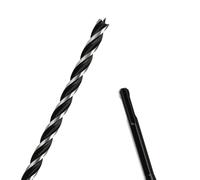 WOBLLMX 9/16" x 18" Auger Drill Bit with SDS Plus Shank for Wood | Tri Flute Ship Auger Long Drill Bit for Soft and Hard Wood,Tree Stump,Plastic,Drywall and Composite Materials