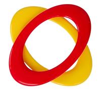 Woblong Double Wing Flyer - Ultimate Outdoor Flying Disc, High-Speed Aerodynamic Design for Long-Distance Throws, Soft & Durable, Fun for Kids, Adults (Blue & Red)