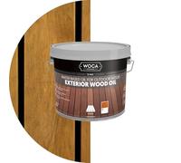 WOCA Denmark Exterior Wood Oil for Outdoor Garden Furniture - Decking Oil Protection - Danish Oil Suitable for All Outdoor Types of Wood (2,5L - Teak)