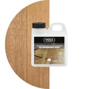 WOCA Denmark Oil Refreshing Soap Natural 1L, Concentrated Rejuvenator for Oiled or Waxed Wood. Food Contact Safe, Plant Based, made for floors and furniture.