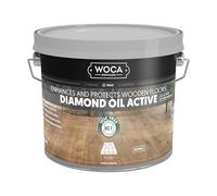 WOCA Diamond Oil Active Natural, Penetrating Wood Floor Oil for Untreated and Sanded Floors, Table Tops and Furniture, VOC-Free, 1-Component, 2.5 L