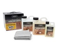 WOCA Master Clean & Care Kit - All-in-One Floor Maintenance Kit for Lacquered, Laminate & Vinyl Floors | Includes Master Cleaner, Master Care, Intensive Wood Cleaner & Accessories - Interior Use