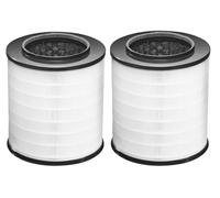 WOCASE 2-Pack 12030 True HEPA Replacement Filters, 360° Air Purification, Capturing Allergens + Particulates, Compatible with 1,000 Sq. Ft. Clorox Medium Room Air Purifier 11030 & 11031, 12030
