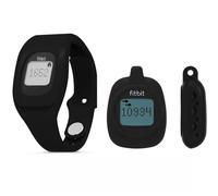 Wocase Pack of Two (ZipBand+Zip Pendant) Fitbit Zip Accessory Wristband Bracelet (Twin Black,one size fits most wrist,Secured, Lost Proof) for Fitbit Zip Activity and Sleep Tracker