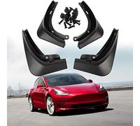 Wocch Mud Flaps for Tesla Model 3 2016-2023 Splash Guards Matte Black Front Rear Fender Protection Mudflaps No Need to Drill Holes (Set of 4, Upgrade Version)