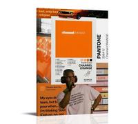 WOCGHWPOT Channel Orange by Frank Ocean Waterproof Poster Wall Decoration Living Room Bathroom Kitchen Multifunctional Modern Printing Easy to Clean Decorative Gifts 12x18inch(30x45cm) Frame-style