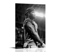 WOCGHWPOT Fernando Tatís Jr. Waterproof Poster Wall Decoration Living Room Bathroom Kitchen Multifunctional Modern Printing Easy to Clean Decorative Gifts 16x24inch(40x60cm) Frame-style