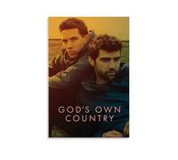 WOCGHWPOT God's Own Country Waterproof Poster Wall Decoration Living Room Bathroom Kitchen Multifunctional Modern Printing Easy to Clean Decorative Gifts 20x30inch(50x75cm) Unframe-style