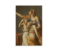 WOCGHWPOT Jacques Louis David Waterproof Poster Wall Decoration Living Room Bathroom Kitchen Multifunctional Modern Printing Easy to Clean Decorative Gifts 16x24inch(40x60cm) Unframe-style