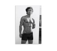 WOCGHWPOT Jeremy Allen White Waterproof Poster Wall Decoration Living Room Bathroom Kitchen Multifunctional Modern Printing Easy to Clean Decorative Gifts 20x30inch(50x75cm) Unframe-style
