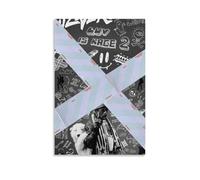 WOCGHWPOT Lil Uzi Vert Luv Is Rage 2 Waterproof Poster Wall Decoration Living Room Bathroom Kitchen Multifunctional Modern Printing Easy to Clean Decorative Gifts 12x18inch(30x45cm) Unframe-style