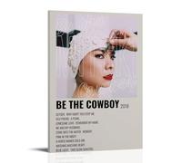 WOCGHWPOT Mitski Be The Cowboy Waterproof Poster Wall Decoration Living Room Bathroom Kitchen Multifunctional Modern Printing Easy to Clean Decorative Gifts 12x18inch(30x45cm) Frame-style