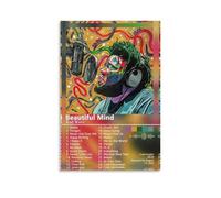 WOCGHWPOT Rod Wave Beautiful Mind Waterproof Poster Wall Decoration Living Room Bathroom Kitchen Multifunctional Modern Printing Easy to Clean Decorative Gifts 12x18inch(30x45cm) Unframe-style