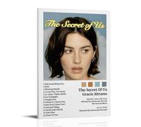 WOCGHWPOT The Secret of Us-Gracie Abrams Waterproof Poster Wall Decoration Living Room Bathroom Kitchen Multifunctional Modern Printing Easy to Clean Decorative Gifts 24x36inch(60x90cm) Frame-style