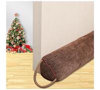 WochiTV Heavy Duty Triangle Under Door Draught Excluder Noise Blocker, 92cm, Brown
